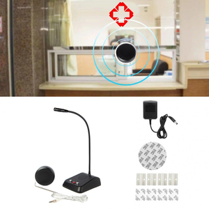 Sistema de Intercomunicación para Ventanillas con Altavoz y Micrófono Anti-Interferencia para Bancos, Oficinas, Hospitales - Product Image 2