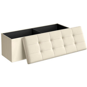 Terlaris 110cm 40 inci penyimpanan lipat kotak bangku Ottoman ruang tamu penjual furnitur ruang tamu - Product Image 5