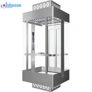 Yeni düşük fiyat cam konut asansörleri panoramik kapsül asansör asansörü