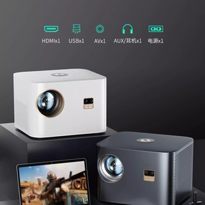 โปรเจคเตอร์ LCD LED ขนาดเล็กพกพา ความสว่างสูง โฮมเธียเตอร์ไร้สาย สมาร์ทแอนดรอยด์ 11 4K 1+8GB - Product Image 4