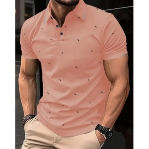 Polo de golf pour homme, coupe ajustée, séchage rapide, manches courtes, performance, évacuation de l'humidité, t-shirt de tennis - Product Image 2