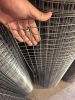Grilles métalliques en treillis de soudage en rouleaux Grilles soudées Grilles de clôture grillagées à mailles carrées