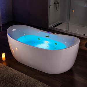 Luxury Massage <strong>Bathtub</strong> High-end Whirlpool Colorful LED <strong>Lighting</strong> Whirlpool <strong>Bathtub</strong> <strong>for</strong> Five Star Hotel Master Bathroom - Product Image 4