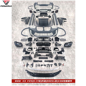 Fuente de fabricación Kit de Carrocería completa Guardabarros de rejilla de parachoques trasero delantero para <span class=keywords><strong>BMW</strong></span> F25 X3 11-17 a <span class=keywords><strong>2023</strong></span> + X3M Kit de carrocería - Product Image 2