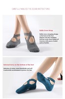 Chaussettes de yoga antidérapantes en gros, personnalisables, livraison directe d'usine, logo personnalisé, design gratuit, chaussettes de yoga antidérapantes pour femmes