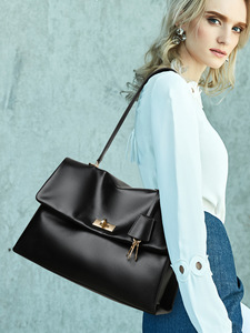 New High Quality Women Messenger Bags for Women Genuine Leather Handbags Crossbody Bags Ladies Shoulder Bags <b>Tote</b> Top-handle - Product Image 3