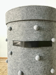 Adorabili cestini pieghevoli in feltro per cameretta o ufficio per bambini-per biancheria da bucato o giocattoli ostacolano decorazioni per la <span class=keywords><strong>casa</strong></span> - Product Image 6