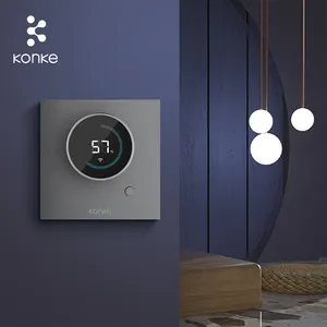 Zigbee स्मार्ट घर रिमोट प्रकाश स्विच 86 आकार एल एन इनपुट सिलिकॉन नियंत्रण KONKE स्मार्ट dimmer स्विच