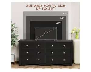 Meubles de <span class=keywords><strong>chambre</strong></span> à coucher larges <span class=keywords><strong>Commode</strong></span> en <span class=keywords><strong>bois</strong></span> clair noir de grande capacité pour adultes à la maison - Product Image 3