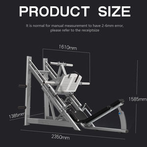Thương mại phòng tập thể dục sử dụng trong nhà tấm nạp sức mạnh <span class=keywords><strong>Squat</strong></span> Máy phòng tập thể dục dọc 45 độ chân Báo Chí <span class=keywords><strong>hack</strong></span> <span class=keywords><strong>Squat</strong></span> máy - Product Image 6