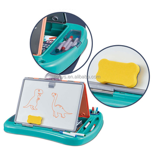 Şanslı oyuncaklar <span class=keywords><strong>2</strong></span> in 1 kurulu boyama renkli kalemler ile eğitim masası çocuklar için çizim kurulu beyaz siyah yazı tahtaları öğrenme - Product Image 5