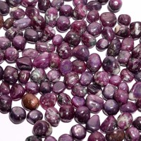 Batu Permata Ruby Trapiche Alami Grade AA Ukuran Dapat Disesuaikan dengan Efek Bintang 6 Sinar, Set Perhiasan Cabochon Agate