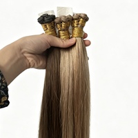 Extensions de cheveux vierges de haute qualité, couleur personnalisée, tissées à la main, 100 g par paquet