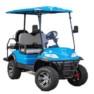 Carrito de golf eléctrico con visera solar y vidrio templado, carrito de golf de cuatro asientos, fabricado en China, gran oferta