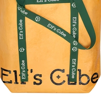 Sac de courses personnalisé double face en Tyvek, imprimé sur mesure, réutilisable, écologique, recyclable, anti-déchirure, imperméable, taille personnalisée, marque OME