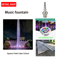 Fuente de Agua Circular Profesional Personalizada Chaohua, Fuente Decorativa de Gran Escala con Chorro Alto para Plaza Comercial