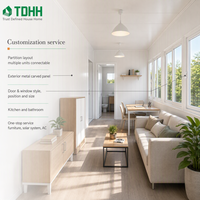 TDHH Z-Typ Faltbares Containerhaus Klappbares Containerheim Vorgefertigtes Campgebäude für Baustellenunterkünfte