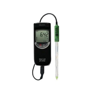 pH-mètre portable Hanna Direct Soil Hi99121 avec écran LCD pour l'agriculture et l'analyse des sols - Product Image 5
