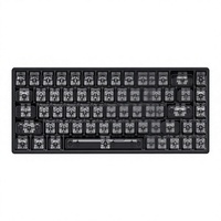 Clavier de jeu mécanique sans fil personnalisé en usine, à changement de couleur, trois modes, hot-swappable, vente chaude