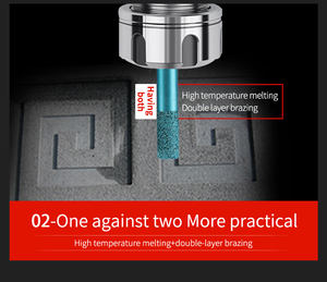 تخفيضات كبيرة من Joseph على جهاز توجيه بالأحجار والجرانيت Bit Stone Head أدوات نقش على الأحجار - Product Image 5