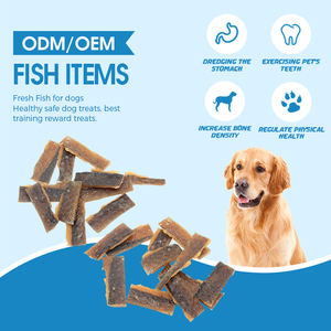 Snacks para <span class=keywords><strong>Perros</strong></span> de Pescado <span class=keywords><strong>Salvaje</strong></span> Sostenible, Altos en Proteínas, Deliciosos Bocadillos Deshidratados para Dueños Ecoconscientes - Product Image 1