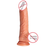 Dildo chauffant vibrant en PVC souple, grand modèle réaliste en forme de cheval, électrique, marron, avec ventouse, pour femmes