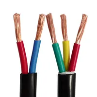 Cable de Extensión de Alimentación Flexible RVV de Grado Industrial, 14AWG, 3 Núcleos, 2.5mm2, OFC, 300V/500V, Cumple con GB/T 5023 e IEC 60227