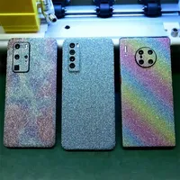 FONLYU - Adhesivos Decorativos para la Parte Trasera del Teléfono, para Máquina de Corte de Película de Hidrogel, Protector de Pantalla de Vidrio Brillante
