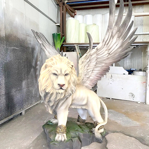 Escultura de Tigre de FRP Duradera, Tamaño Real, Estatua de Animal Salvaje de Fibra de Vidrio Realista para Decoración de Paisajes de Hoteles de Lujo, Parques y Exteriores - Product Image 3