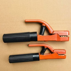 Porte-électrode de soudage en fer et plastique noir/<span class=keywords><strong>orange</strong></span> 300A/500A/600A, type industriel américain - Product Image 5