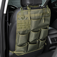 Organisateur de siège de voiture extérieur, imperméable, en Oxford, durable, pratique, décontracté, portable, avec cadre externe, tactique, modulaire MOLLE