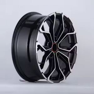 Jantes en alliage coulé 17 <span class=keywords><strong>pouces</strong></span> 7J 5-120 multi-rayons noir usiné, en stock, prêtes à être expédiées pour <span class=keywords><strong>Renault</strong></span> RS - Product Image 3