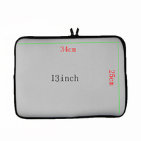 Sac d'ordinateur vierge de Sublimation vente en gros, housse pour ordinateur portable, sacs en néoprène, housse de 11 pouces, 13 pouces et 15 pouces