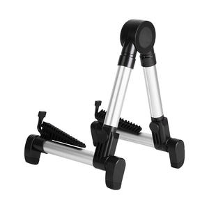 Soporte de guitarra plegable ajustable para ukelele, fábrica al por mayor, aleación de aluminio + Accesorios para instrumentos musicales de sílice, venta al por mayor - Product Image 3