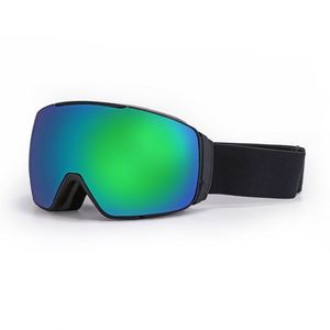 Masque de ski Taiping TP-10C avec revêtement anti-buée, système magnétique, sans monture, <span class=keywords><strong>torique</strong></span>, sangle réglable pour le snowboard et la raquette - Product Image 1