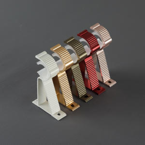 Tringle à <span class=keywords><strong>rideaux</strong></span> romaine moderne de luxe L042, 6 m de long, noir, or, blanc, <span class=keywords><strong>double</strong></span> rail à <span class=keywords><strong>rideaux</strong></span> avec accessoires à anneaux, en métal - Product Image 4