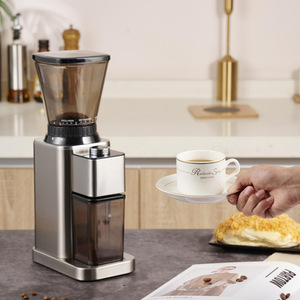Meilleur café commercial |   Moulin à café conique à meules plates de 50 mm pour expresso avec élimination statique du plasma, broyage uniforme L - Product Image 1