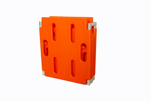 Camilla de tablero Espinal de plástico duradero y ligero, diseño plegable de potencia Manual para transporte de rescate y soporte para el dolor de espalda - Product Image 2