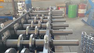 Máquina formadora de rollos de correa en <span class=keywords><strong>U</strong></span> automática con dispositivo de perforación utilizado en la construcción del sistema PLC controla toda la línea de producción - Product Image 2