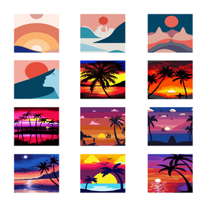 2024 bức tranh mới bằng số nghệ thuật Tự làm Màu bức tranh với số Bộ dụng cụ cho trẻ em trẻ em 20x20 Bộ tự làm - Product Image 2