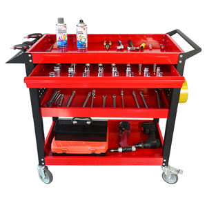 Chariot à outils d'atelier en acier inoxydable, antivol, verrouillable, étanche, capacité de charge de 300 kg, ODM/OEM/OBM - Product Image 4