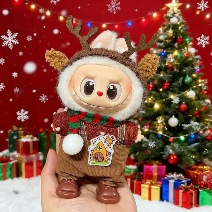 Christmas Cute Trendy Labubu Clothes Set Suitable for First Second and ...