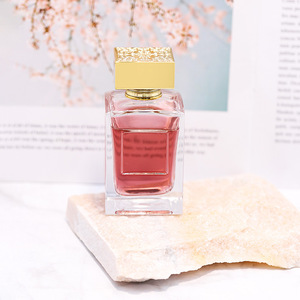 ขวดน้ำหอมทรงสี่เหลี่ยม 100 มล. ระดับไฮเอนด์ คลาสสิก พร้อมช่องใส่ป้ายการ์ด ขวดแก้วเปล่า รุ่น <span class=keywords><strong>Mk220</strong></span> - Product Image 1