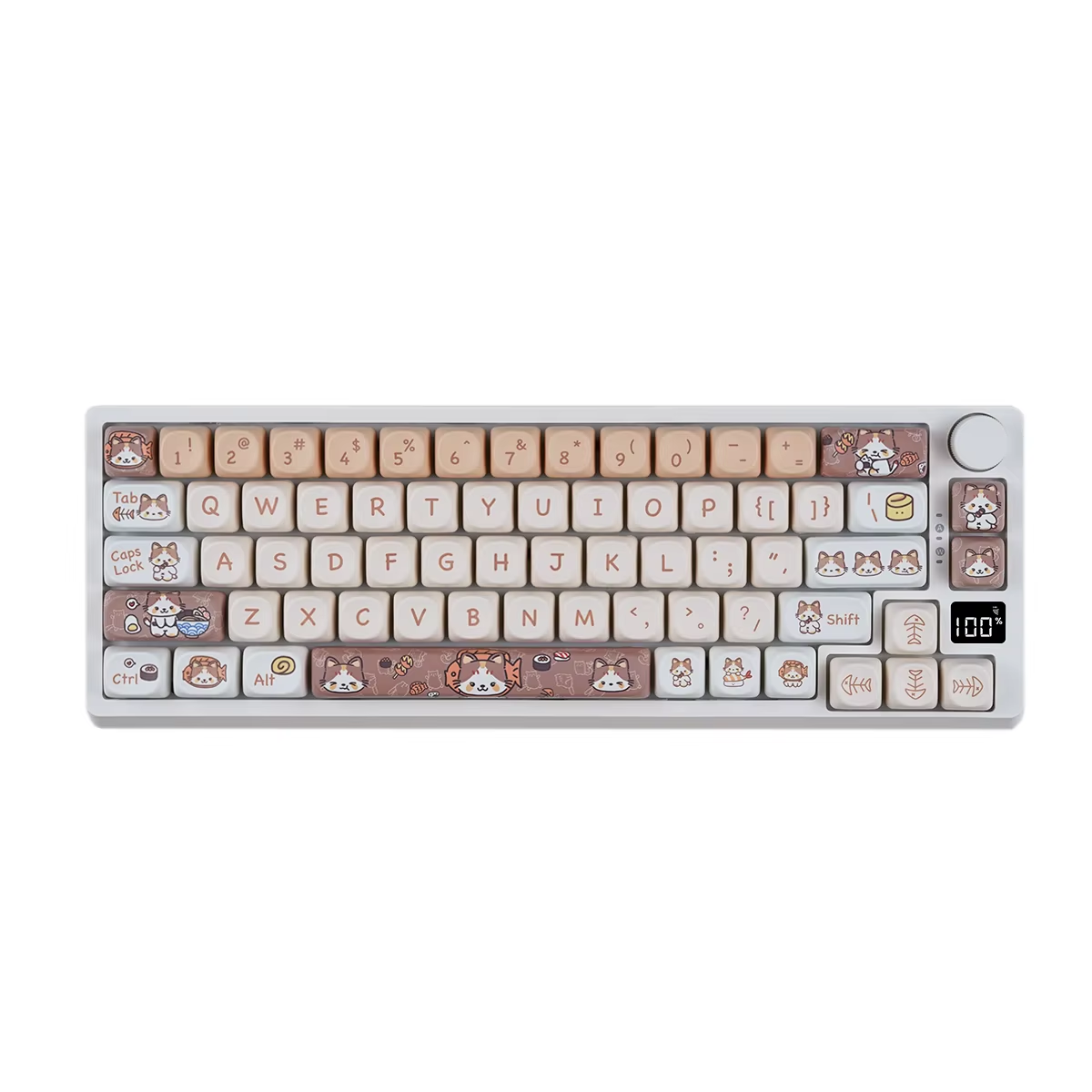 Teclado Mecánico Inalámbrico para Juegos MK67 Pro, Teclado Gamer con  Retroiluminación, 67 Teclas, Efectos de Luz RGB, para Computadora