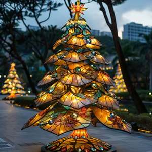 Haute Qualité Personnalisé 3D Motif Paysage Lumières Géant Décoration Arbre Lumières De Noël - Product Image 5