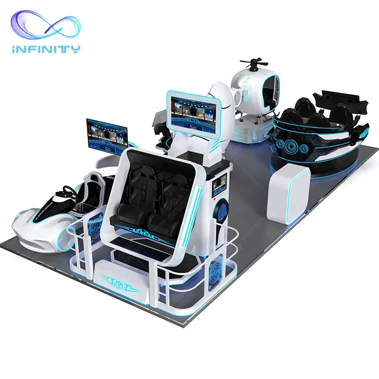 Infinity New Trend Vr Park Competition Race 9D Virtual Reality Cinema Simulator prodotti divertenti interattivi per Vr Business