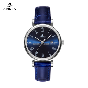 <span class=keywords><strong>Orologio</strong></span> Scheletrato da <span class=keywords><strong>Donna</strong></span> di Lusso <span class=keywords><strong>Vintage</strong></span> in Acciaio Inossidabile con Cristallo Zaffiro e <span class=keywords><strong>Cinturino</strong></span> in <span class=keywords><strong>Pelle</strong></span> Impermeabile per Movimento al Quarzo - Product Image 3
