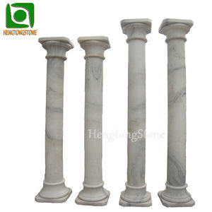 ข้อเสียเสาหินสไตล์โรมันสำหรับสร้างบ้านหินอ่อนสีเบจ - Product Image 6