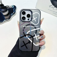 Coque Fashion Vrunk Gertrude IMD Rigide PC Magnétique Antichoc pour iPhone 16 15 14 13 Pro Max Plus