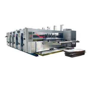 Máquina de troquelado de impresión, máquina de troquelado con caja de cartón flexible automática, 6 colores, nuevo producto 2020, bomba de tinta para impresión Flexo